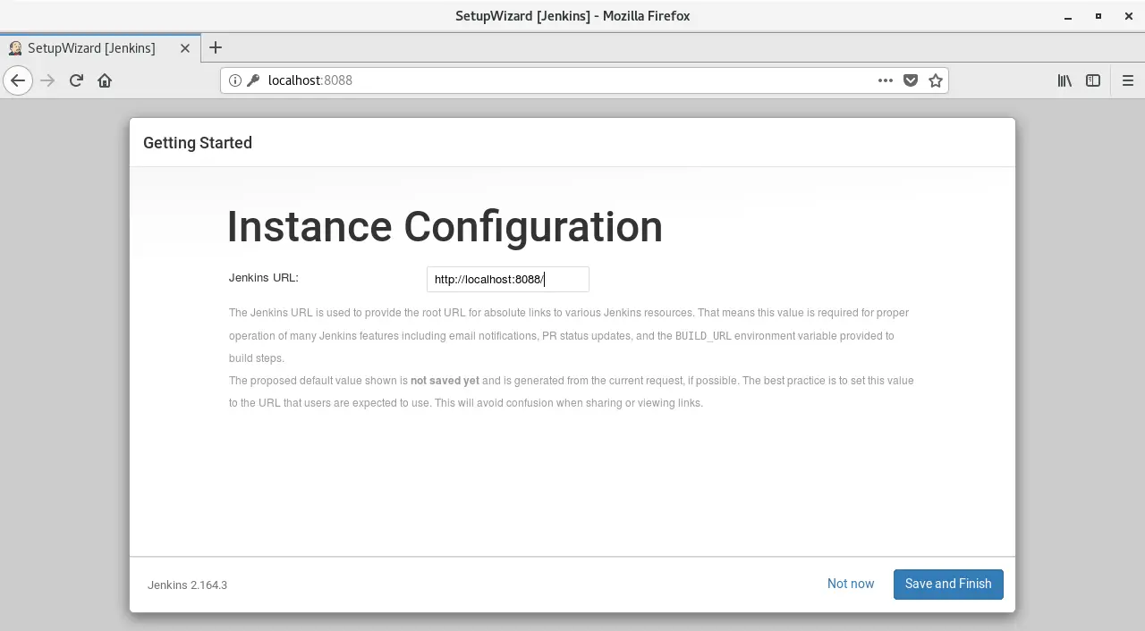 Jenkins Address Setting