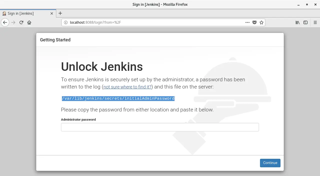 Jenkins Init Pass