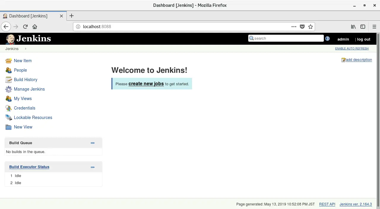 Jenkins Mainpage