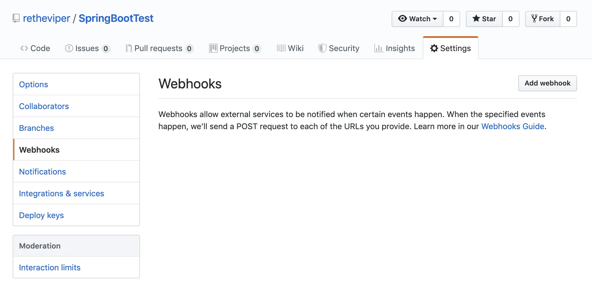 GitHub Webhook