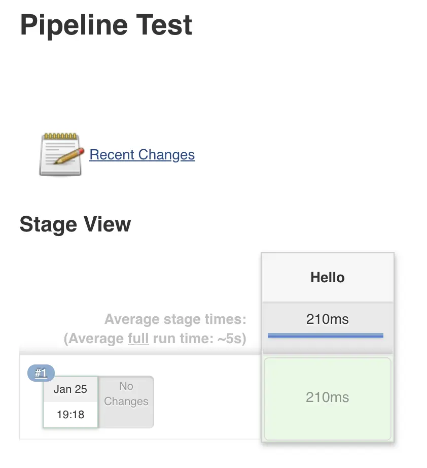 Jenkins Pipeline Result